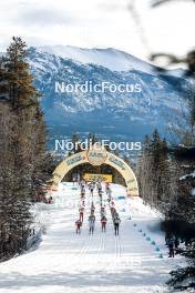 11.02.2024, Canmore, Canada (CAN): Womens race - FIS world cup cross-country, mass, Canmore (CAN). www.nordicfocus.com. © Modica/NordicFocus. Every downloaded picture is fee-liable.