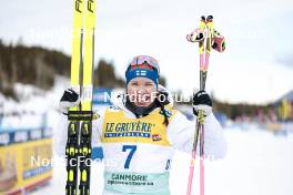 11.02.2024, Canmore, Canada (CAN): Kerttu Niskanen (FIN) - FIS world cup cross-country, mass, Canmore (CAN). www.nordicfocus.com. © Modica/NordicFocus. Every downloaded picture is fee-liable.