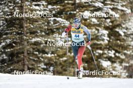 11.02.2024, Canmore, Canada (CAN): Katya Semeniuk (CAN) - FIS world cup cross-country, mass, Canmore (CAN). www.nordicfocus.com. © Modica/NordicFocus. Every downloaded picture is fee-liable.