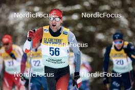 11.02.2024, Canmore, Canada (CAN): Remi Drolet (CAN) - FIS world cup cross-country, mass, Canmore (CAN). www.nordicfocus.com. © Modica/NordicFocus. Every downloaded picture is fee-liable.