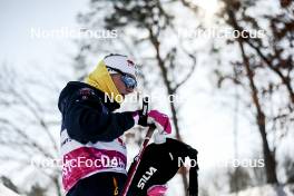 16.02.2024, Minneapolis, United States of America (USA): Maja Dahlqvist (SWE) - FIS world cup cross-country, training, Minneapolis (USA). www.nordicfocus.com. © Modica/NordicFocus. Every downloaded picture is fee-liable.