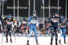 01.03.2024, Lahti, Finland (FIN): Anian Sossau (GER), Ville Ahonen (FIN), (l-r)  - FIS world cup cross-country, team sprint, Lahti (FIN). www.nordicfocus.com. © Modica/NordicFocus. Every downloaded picture is fee-liable.