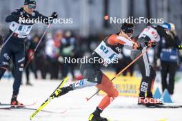 01.03.2024, Lahti, Finland (FIN): Xavier Mckeever (CAN) - FIS world cup cross-country, team sprint, Lahti (FIN). www.nordicfocus.com. © Modica/NordicFocus. Every downloaded picture is fee-liable.