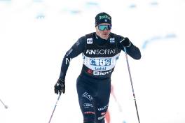 01.03.2024, Lahti, Finland (FIN): Michael Hellweger (ITA) - FIS world cup cross-country, team sprint, Lahti (FIN). www.nordicfocus.com. © Modica/NordicFocus. Every downloaded picture is fee-liable.