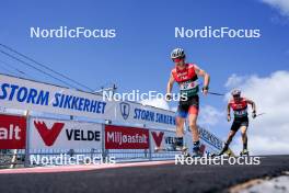 02.08.2024, Sandnes, Norway (NOR): Mathieu Blanc (FRA), Sindre Bjoernestad Skar (NOR), (l-r) - BLINK24 Festival Cross-Country - Sandnes (NOR). www.nordicfocus.com. © Nordnes/NordicFocus. Every downloaded picture is fee-liable.