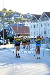 01.08.2024, Sandnes, Norway (NOR): Emma Rongve Bratteboe (NOR), Aase Stroem (NOR), (l-r) - BLINK24 Festival Cross-Country - Sandnes (NOR). www.nordicfocus.com. © Manzoni/NordicFocus. Every downloaded picture is fee-liable.