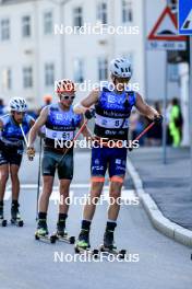 01.08.2024, Sandnes, Norway (NOR): Johannes Ekloef (SWE), Petter Stakston (NOR), (l-r) - BLINK24 Festival Cross-Country - Sandnes (NOR). www.nordicfocus.com. © Manzoni/NordicFocus. Every downloaded picture is fee-liable.