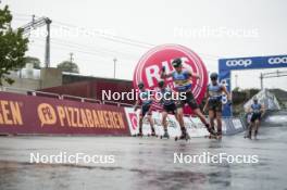 03.08.2024, Sandnes, Norway (NOR): Ansgar Evensen (NOR), Ragnar-Kristoffer Bragvin Andresen (NOR), Eskil Engdal (NOR), Nikolai Elde Holmboe (NOR), (l-r) - BLINK24 Festival Cross-Country - Sandnes (NOR). www.nordicfocus.com. © Nordnes/NordicFocus. Every downloaded picture is fee-liable.