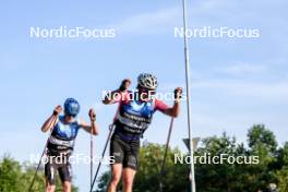 01.08.2024, Sandnes, Norway (NOR): Lars Olav Aspheim Kasa (NOR), Lennie Vincent (FRA), (l-r) - BLINK24 Festival Cross-Country - Sandnes (NOR). www.nordicfocus.com. © Nordnes/NordicFocus. Every downloaded picture is fee-liable.