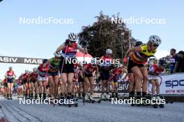 01.08.2024, Sandnes, Norway (NOR): Nadine Faehndrich (SUI), Margrethe Bergane (NOR), Astrid Oeyre Slind (NOR), +200+, (l-r) - BLINK24 Festival Cross-Country - Sandnes (NOR). www.nordicfocus.com. © Nordnes/NordicFocus. Every downloaded picture is fee-liable.