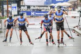 03.08.2024, Sandnes, Norway (NOR): Nikolai Elde Holmboe (NOR), Ansgar Evensen (NOR), Eskil Engdal (NOR), (l-r) - BLINK24 Festival Cross-Country - Sandnes (NOR). www.nordicfocus.com. © Manzoni/NordicFocus. Every downloaded picture is fee-liable.