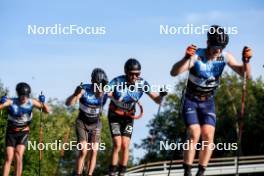 01.08.2024, Sandnes, Norway (NOR): Sondre Oestervold (NOR), Nathan Jouannon (FRA), Simen Christopher Bratberg Ramstad (NOR), (l-r) - BLINK24 Festival Cross-Country - Sandnes (NOR). www.nordicfocus.com. © Nordnes/NordicFocus. Every downloaded picture is fee-liable.