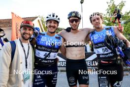 01.08.2024, Sandnes, Norway (NOR): Gaspard Rousset (FRA), Victor Cullet (FRA), (l-r) - BLINK24 Festival Cross-Country - Sandnes (NOR). www.nordicfocus.com. © Manzoni/NordicFocus. Every downloaded picture is fee-liable.