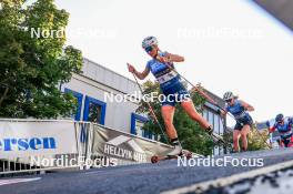 02.08.2024, Sandnes, Norway (NOR): Katarina Janatova (CZE), Nadine Faehndrich (SUI), (l-r) - BLINK24 Festival Cross-Country - Sandnes (NOR). www.nordicfocus.com. © Manzoni/NordicFocus. Every downloaded picture is fee-liable.