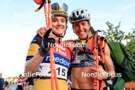 01.08.2024, Sandnes, Norway (NOR): Emilie Fleten (NOR), Astrid Oeyre Slind (NOR), (l-r) - BLINK24 Festival Cross-Country - Sandnes (NOR). www.nordicfocus.com. © Manzoni/NordicFocus. Every downloaded picture is fee-liable.