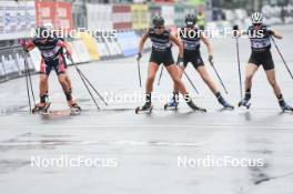 03.08.2024, Sandnes, Norway (NOR): Lotta Udnes Weng (NOR), Mathilde Hagen Roenning (NOR), Maja Kjaeras Moland (NOR), Nadine Faehndrich (SUI), (l-r) - BLINK24 Festival Cross-Country - Sandnes (NOR). www.nordicfocus.com. © Manzoni/NordicFocus. Every downloaded picture is fee-liable.