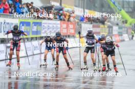 03.08.2024, Sandnes, Norway (NOR): Mathilde Skjaerdalen Myhrvold (NOR), Lotta Udnes Weng (NOR), Lena Quintin (FRA), Julie Myhre (NOR), Helene Marie Fossesholm (NOR), (l-r) - BLINK24 Festival Cross-Country - Sandnes (NOR). www.nordicfocus.com. © Manzoni/NordicFocus. Every downloaded picture is fee-liable.