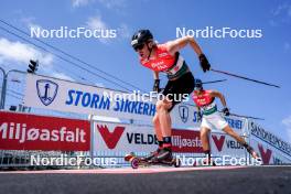 02.08.2024, Sandnes, Norway (NOR): Eskil Engdal (NOR), Nikolai Elde Holmboe (NOR), (l-r) - BLINK24 Festival Cross-Country - Sandnes (NOR). www.nordicfocus.com. © Nordnes/NordicFocus. Every downloaded picture is fee-liable.