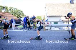 01.08.2024, Sandnes, Norway (NOR): Elling Broberg (NOR), Elias Dybing (NOR), Fredrik Camillo Wille (NOR), (l-r) - BLINK24 Festival Cross-Country - Sandnes (NOR). www.nordicfocus.com. © Manzoni/NordicFocus. Every downloaded picture is fee-liable.