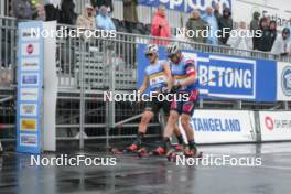 03.08.2024, Sandnes, Norway (NOR): Aron Aakre Rysstad (NOR), Haavard Solaas Taugboel (NOR), (l-r) - BLINK24 Festival Cross-Country - Sandnes (NOR). www.nordicfocus.com. © Nordnes/NordicFocus. Every downloaded picture is fee-liable.