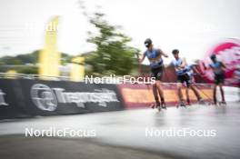 03.08.2024, Sandnes, Norway (NOR): Eskil Engdal (NOR), Ragnar-Kristoffer Bragvin Andresen (NOR), (l-r) - BLINK24 Festival Cross-Country - Sandnes (NOR). www.nordicfocus.com. © Nordnes/NordicFocus. Every downloaded picture is fee-liable.