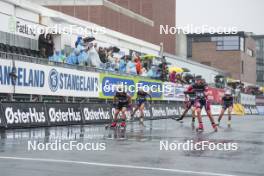 03.08.2024, Sandnes, Norway (NOR): Helene Marie Fossesholm (NOR), Lena Quintin (FRA), Mathilde Skjaerdalen Myhrvold (NOR), (l-r) - BLINK24 Festival Cross-Country - Sandnes (NOR). www.nordicfocus.com. © Nordnes/NordicFocus. Every downloaded picture is fee-liable.