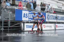 03.08.2024, Sandnes, Norway (NOR): Aron Aakre Rysstad (NOR), Haavard Solaas Taugboel (NOR), (l-r) - BLINK24 Festival Cross-Country - Sandnes (NOR). www.nordicfocus.com. © Nordnes/NordicFocus. Every downloaded picture is fee-liable.