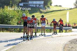 01.08.2024, Sandnes, Norway (NOR): Caterina Ganz (ITA), Nadine Faehndrich (SUI), (l-r) - BLINK24 Festival Cross-Country - Sandnes (NOR). www.nordicfocus.com. © Manzoni/NordicFocus. Every downloaded picture is fee-liable.