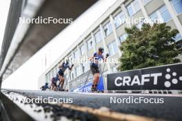 03.08.2024, Sandnes, Norway (NOR): Ragnar-Kristoffer Bragvin Andresen (NOR), Eskil Engdal (NOR), (l-r) - BLINK24 Festival Cross-Country - Sandnes (NOR). www.nordicfocus.com. © Manzoni/NordicFocus. Every downloaded picture is fee-liable.