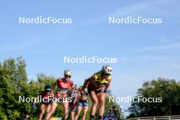 01.08.2024, Sandnes, Norway (NOR): Emilie Fleten (NOR), Astrid Oeyre Slind (NOR), (l-r) - BLINK24 Festival Cross-Country - Sandnes (NOR). www.nordicfocus.com. © Nordnes/NordicFocus. Every downloaded picture is fee-liable.