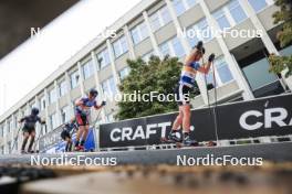 03.08.2024, Sandnes, Norway (NOR): Nikolai Elde Holmboe (NOR), Ansgar  Evensen (NOR),Ragnar-Kristoffer Bragvin Andresen (NOR), (l-r) - BLINK24 Festival Cross-Country - Sandnes (NOR). www.nordicfocus.com. © Manzoni/NordicFocus. Every downloaded picture is fee-liable.