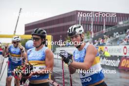 03.08.2024, Sandnes, Norway (NOR): Sabin Coupat (FRA), Aron Aakre Rysstad (NOR), (l-r) - BLINK24 Festival Cross-Country - Sandnes (NOR). www.nordicfocus.com. © Nordnes/NordicFocus. Every downloaded picture is fee-liable.