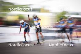 03.08.2024, Sandnes, Norway (NOR): James Matthieu  Clugnet (GBR), Lucas Chanavat (FRA), (l-r) - BLINK24 Festival Cross-Country - Sandnes (NOR). www.nordicfocus.com. © Nordnes/NordicFocus. Every downloaded picture is fee-liable.