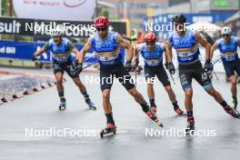 03.08.2024, Sandnes, Norway (NOR): Federico Pellegrino (ITA), Victor Cullet (FRA), (l-r) - BLINK24 Festival Cross-Country - Sandnes (NOR). www.nordicfocus.com. © Manzoni/NordicFocus. Every downloaded picture is fee-liable.