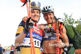 01.08.2024, Sandnes, Norway (NOR): Emilie Fleten (NOR), Astrid Oeyre Slind (NOR), (l-r) - BLINK24 Festival Cross-Country - Sandnes (NOR). www.nordicfocus.com. © Manzoni/NordicFocus. Every downloaded picture is fee-liable.