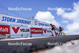 02.08.2024, Sandnes, Norway (NOR): Gjoeran Holstad Tefre (NOR), Sindre Bjoernestad Skar (NOR), (l-r) - BLINK24 Festival Cross-Country - Sandnes (NOR). www.nordicfocus.com. © Nordnes/NordicFocus. Every downloaded picture is fee-liable.