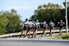 01.08.2024, Sandnes, Norway (NOR): Joar Andreas Thele (NOR), Pierre Belingheri (FRA), Brice Milici (FRA), (l-r) - BLINK24 Festival Cross-Country - Sandnes (NOR). www.nordicfocus.com. © Nordnes/NordicFocus. Every downloaded picture is fee-liable.