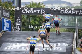 03.08.2024, Sandnes, Norway (NOR): Einar Hedegart (NOR), Harald Amundsen Oestberg (NOR),  (l-r) - BLINK24 Festival Cross-Country - Sandnes (NOR). www.nordicfocus.com. © Manzoni/NordicFocus. Every downloaded picture is fee-liable.