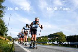 01.08.2024, Sandnes, Norway (NOR): Ole Joergen Bruvoll (NOR), Simone Dapra (ITA), (l-r) - BLINK24 Festival Cross-Country - Sandnes (NOR). www.nordicfocus.com. © Nordnes/NordicFocus. Every downloaded picture is fee-liable.