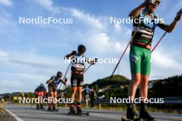 01.08.2024, Sandnes, Norway (NOR): Per Ingvar Tollehaug (NOR), Sondre Oestervold (NOR), Pierre Belingheri (FRA), (l-r) - BLINK24 Festival Cross-Country - Sandnes (NOR). www.nordicfocus.com. © Nordnes/NordicFocus. Every downloaded picture is fee-liable.