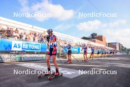 02.08.2024, Sandnes, Norway (NOR): Helene Marie Fossesholm (NOR), Mathilde Skjaerdalen Myhrvold (NOR), (l-r) - BLINK24 Festival Cross-Country - Sandnes (NOR). www.nordicfocus.com. © Manzoni/NordicFocus. Every downloaded picture is fee-liable.