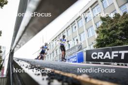 03.08.2024, Sandnes, Norway (NOR): Ragnar-Kristoffer Bragvin Andresen (NOR), Eskil Engdal (NOR), (l-r) - BLINK24 Festival Cross-Country - Sandnes (NOR). www.nordicfocus.com. © Manzoni/NordicFocus. Every downloaded picture is fee-liable.