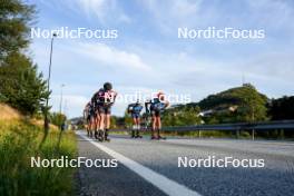 01.08.2024, Sandnes, Norway (NOR): Ireneu Esteve Altimiras (AND), Henrik Arntzen Joks (NOR), (l-r) - BLINK24 Festival Cross-Country - Sandnes (NOR). www.nordicfocus.com. © Nordnes/NordicFocus. Every downloaded picture is fee-liable.