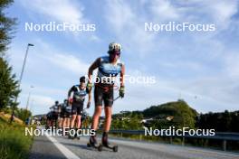 01.08.2024, Sandnes, Norway (NOR): Davide Graz (ITA), Kasper Andersson Herland (NOR), (l-r) - BLINK24 Festival Cross-Country - Sandnes (NOR). www.nordicfocus.com. © Nordnes/NordicFocus. Every downloaded picture is fee-liable.