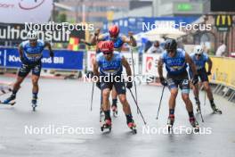 03.08.2024, Sandnes, Norway (NOR): Federico Pellegrino (ITA), Victor Cullet (FRA), (l-r) - BLINK24 Festival Cross-Country - Sandnes (NOR). www.nordicfocus.com. © Manzoni/NordicFocus. Every downloaded picture is fee-liable.