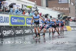 03.08.2024, Sandnes, Norway (NOR): Lucas Chanavat (FRA) - BLINK24 Festival Cross-Country - Sandnes (NOR). www.nordicfocus.com. © Nordnes/NordicFocus. Every downloaded picture is fee-liable.