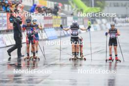 03.08.2024, Sandnes, Norway (NOR): Lotta Udnes Weng (NOR), Katarina Janatova (CZE), Lena Quintin (FRA), Helene Marie Fossesholm (NOR), (l-r) - BLINK24 Festival Cross-Country - Sandnes (NOR). www.nordicfocus.com. © Manzoni/NordicFocus. Every downloaded picture is fee-liable.