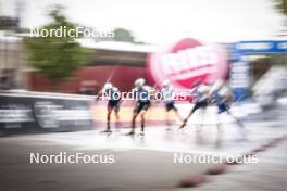 03.08.2024, Sandnes, Norway (NOR): James Matthieu  Clugnet (GBR), Lucas Chanavat (FRA), (l-r) - BLINK24 Festival Cross-Country - Sandnes (NOR). www.nordicfocus.com. © Nordnes/NordicFocus. Every downloaded picture is fee-liable.