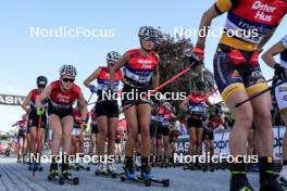 01.08.2024, Sandnes, Norway (NOR): Anniken Sand (NOR), Oline Vestad (NOR), Selma Andersen (NOR), (l-r) - BLINK24 Festival Cross-Country - Sandnes (NOR). www.nordicfocus.com. © Nordnes/NordicFocus. Every downloaded picture is fee-liable.