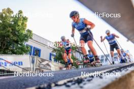 02.08.2024, Sandnes, Norway (NOR): Julie Myhre (NOR), Juliette Ducordeau (FRA), Linn Soemskar (SWE), (l-r) - BLINK24 Festival Cross-Country - Sandnes (NOR). www.nordicfocus.com. © Manzoni/NordicFocus. Every downloaded picture is fee-liable.